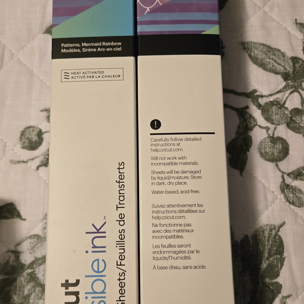 Cricut Invisible Ink Transfer Sheets — Mermaid Rainbow Design